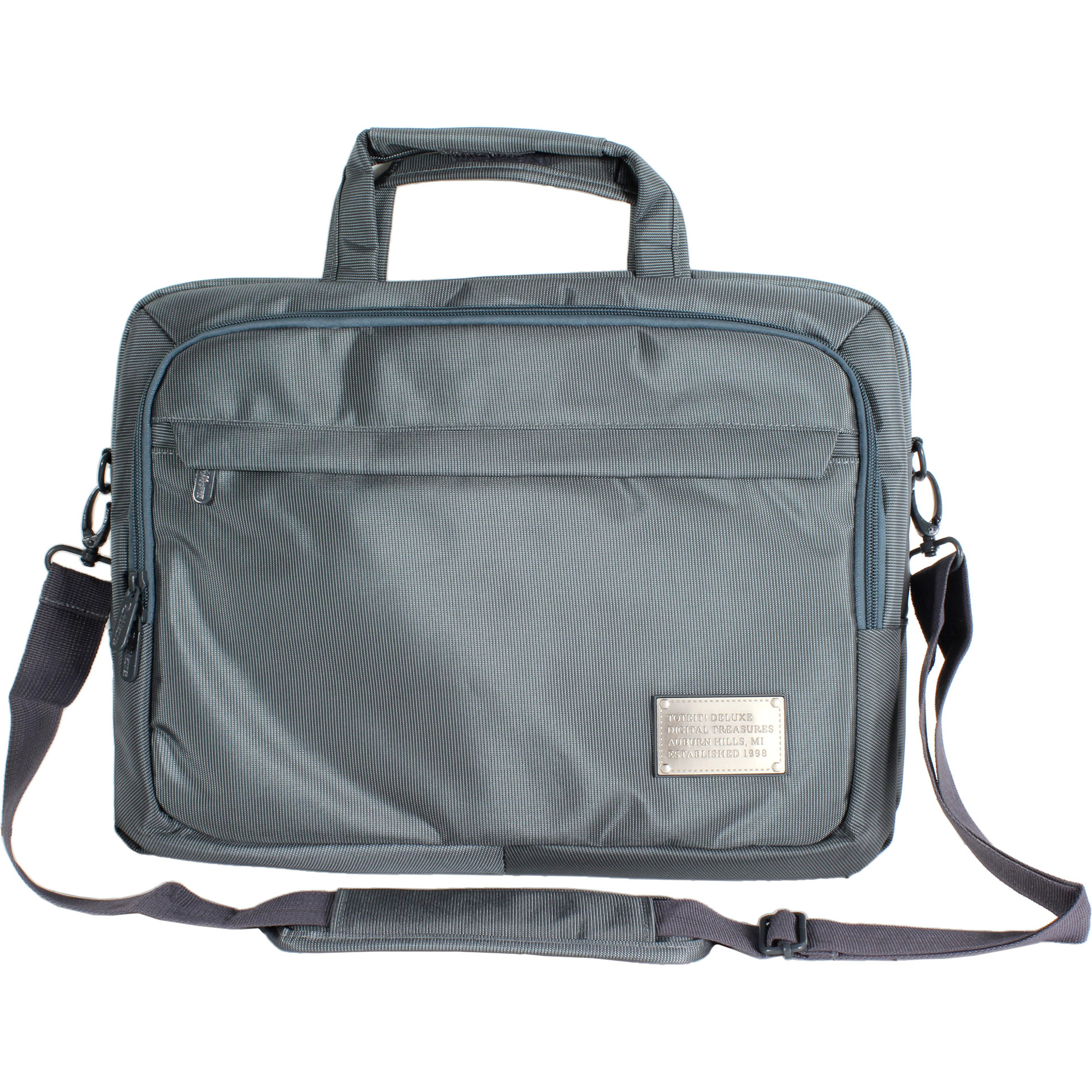 Digital Treasures ToteIt! Deluxe Carrying Case for 17" Notebook - Gray